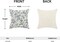 Navy Blue Floral Pillow Covers 18x18 Set of 2 Chinoiserie Flower Throw Pillow Covers Outdoor Decor Spring Summer Floral Decorative Pillowcase Linen Cushion Case for Home Couch Sofa